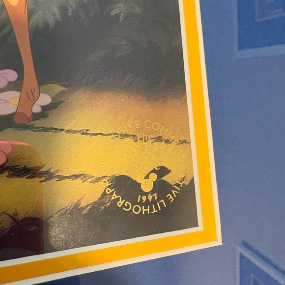 VTG Walt Disney Cinderella Framed Disney Princess Art Print Disney store - Picture 5 of 5